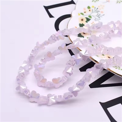 Skoenlappervorm glaskrale